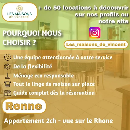 Renne - Vue Imprenable Sur Le Rhone Apartment